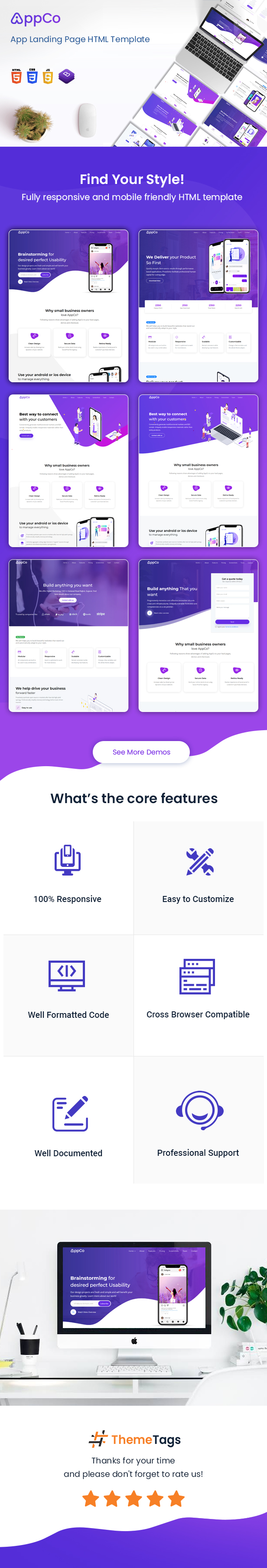 AppCo - App Landing Page Template